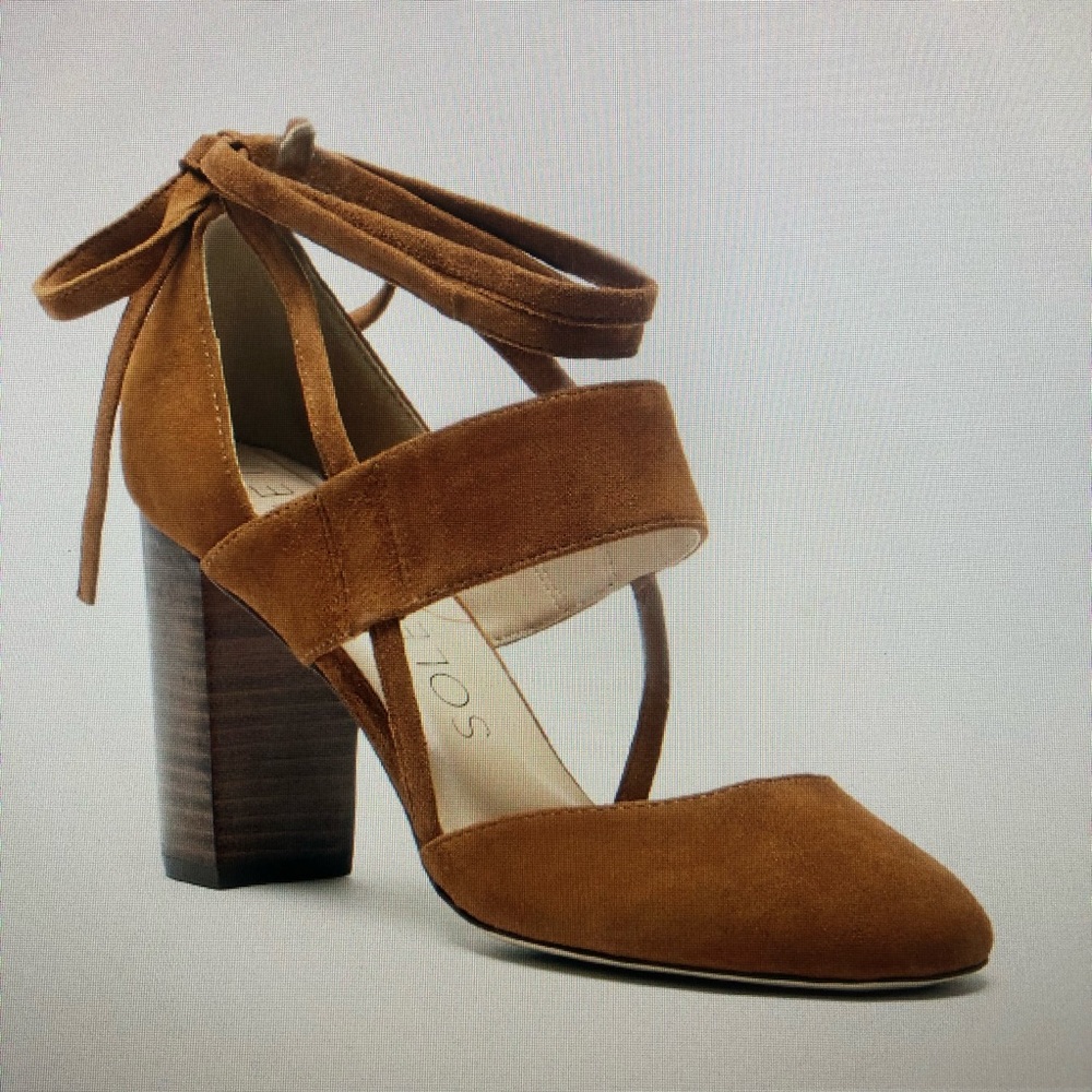 Sole Society Isabeli Mary Jane Wrap Ankle Pumps